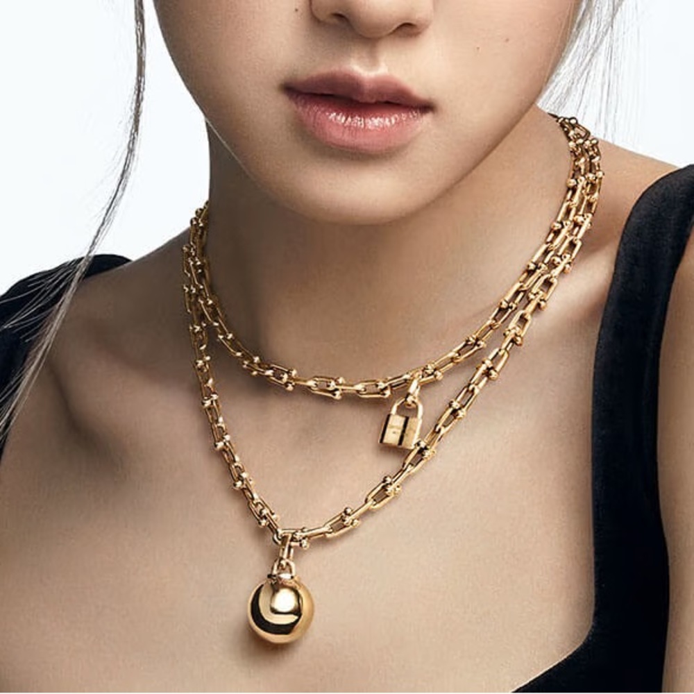 Tiffany & Co. Tiffany HardWear 18K Yellow Gold Wrap Necklace